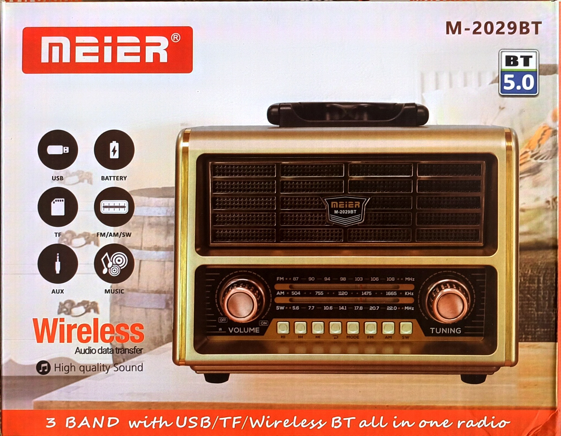خرید رادیو M-2029BT